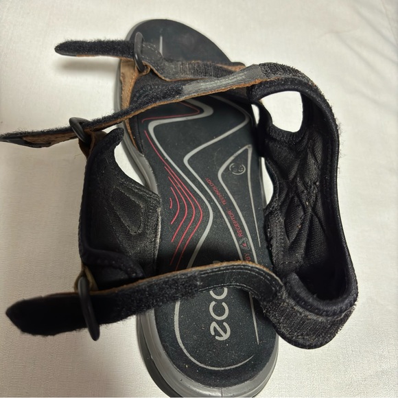 Ecco Receptor Technology Arch Support Wave Footbed Sandals Women’s Size 39 US 8 - Picture 8 of 12